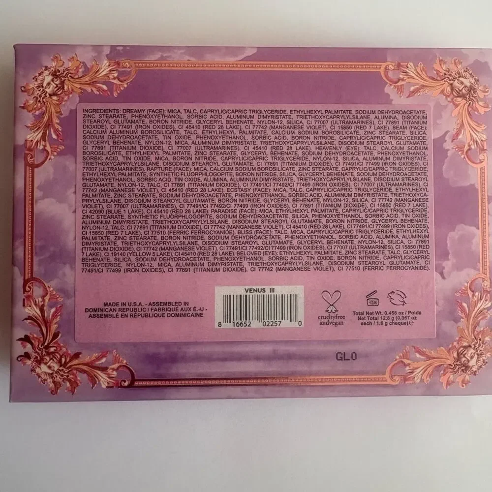 NWT lime crime Venus III eye shadow palette
